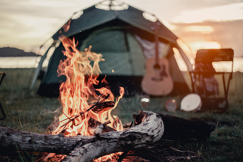 a campfire